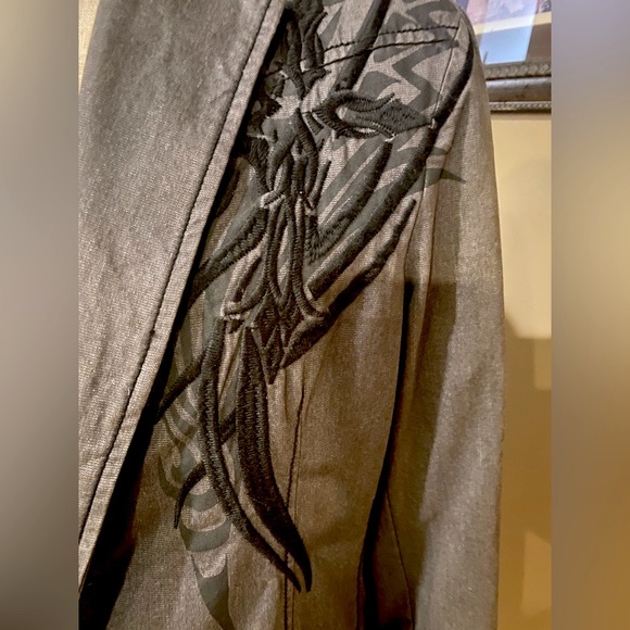 ROAR Men’s Blazer Grey Size L GREAT for Wedding Season - Picture 8 of 15